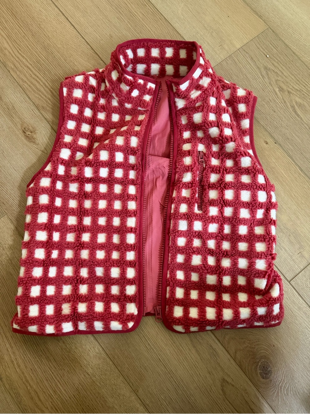 Fleece vest M new